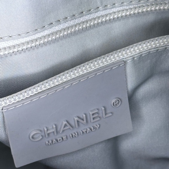 Authentic Chanel Sports Line Camellia Shoulder Tote Bag - Picture 11 of 12